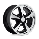 18X8 US Mag 1PC U109 Bandit Black 5X120.65 5X4.75 ET1 Wheel Rim-2