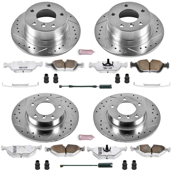 PowerStop Z26 Street Performance Ceramic Brake Pad and Drilled & Slotted Rotor K