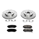 PowerStop Z23 Daily Driver Carbon-Fiber Ceramic Brake Pad and Drilled & Slotted