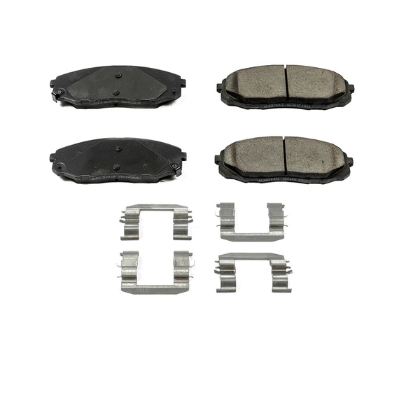 PowerStop Z17 Evolution Ceramic Brake Pads With Hardware