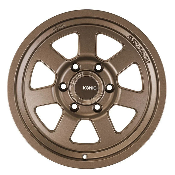 17x8.5 Konig HT2 Hyper Trail Satin Bronze 6x139.7 ET-6 CB106.1 Wheel Rim