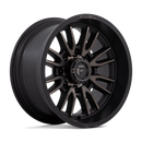 20x10 Fuel Off-Road D762 Clash Matte Black Double Dark Tint 8x170 ET-18 Wheel