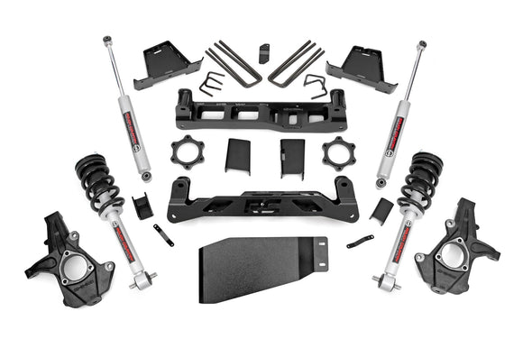 Rough Country 6" Lift Kit N3 Struts For Chevy GMC 1500 07-13