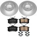 PowerStop Genuine Geomet Coated Rotor and Carbon-Fiber Ceramic Brake Pad Kit