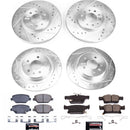 PowerStop Z23 Daily Driver Carbon-Fiber Ceramic Brake Pad and Drilled & Slotted