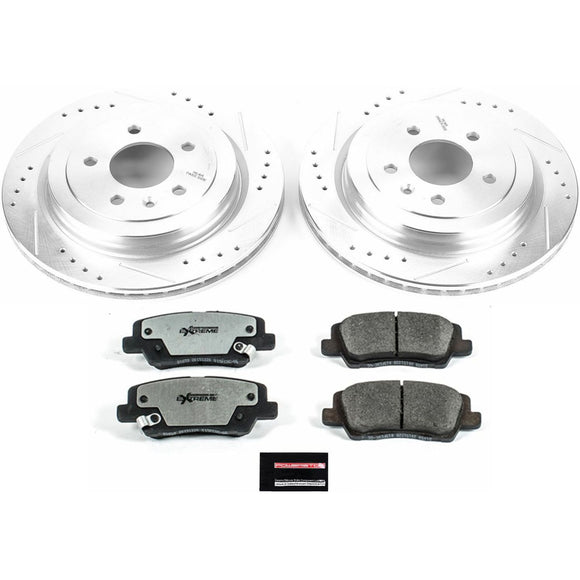PowerStop Z26 Street Performance Ceramic Brake Pad and Drilled & Slotted Rotor K