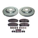PowerStop Z23 Daily Driver Carbon-Fiber Ceramic Brake Pad and Drilled & Slotted
