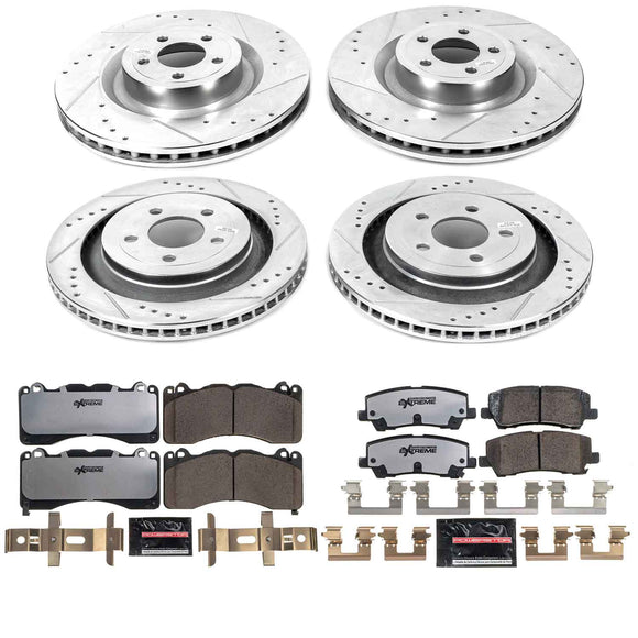 PowerStop Z26 Street Performance Ceramic Brake Pad and Drilled & Slotted Rotor K