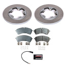 PowerStop Semi-Coated Rotor and Low-Dust Ceramic Brake Pad Kit
