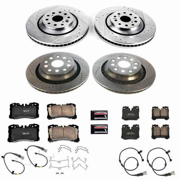PowerStop Z23 Daily Driver Carbon-Fiber Ceramic Brake Pad and Drilled & Slotted