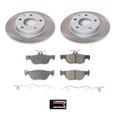 PowerStop Semi-Coated Rotor and Low-Dust Ceramic Brake Pad Kit