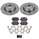 PowerStop OE Stock Replacement Low-Dust Ceramic Brake Pad and Rotor Kit