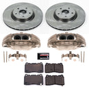 PowerStop OE Stock Replacement Low-Dust Ceramic Brake Pad, Rotor and Caliper Kit