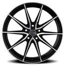 17X7.5 Enkei DRACO Black Mach Wheel/Rim 5x100 ET45 17-7.5 5-100 Each