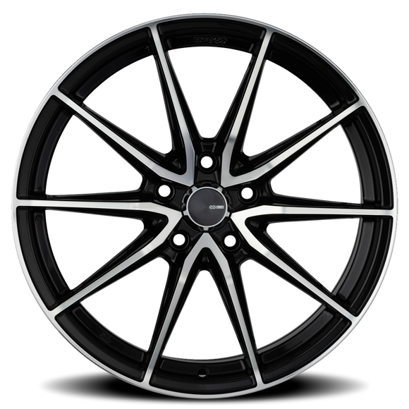 17X7.5 Enkei DRACO Black Mach Wheel/Rim 5x100 ET45 17-7.5 5-100 Each
