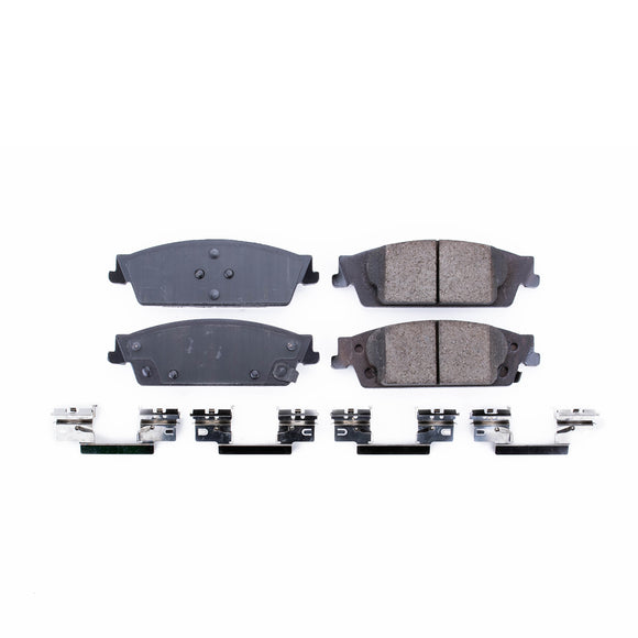 PowerStop Z17 Evolution Ceramic Brake Pads With Hardware