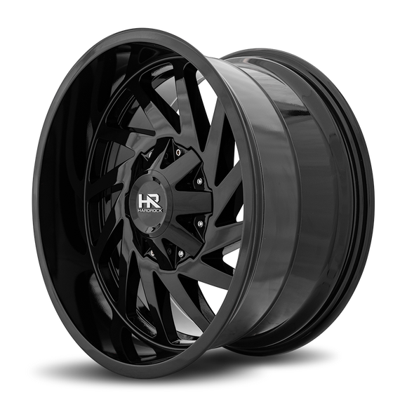 20x10 Hardrock Crusher Gloss Black 5x127/139.7 ET-19 wheel/rim