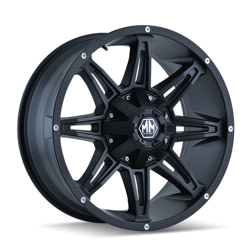 18x9 Mayhem Rampage Black-Matte Wheel/Rim 6x135 8090-8937MB