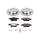 PowerStop OE Stock Replacement Low-Dust Ceramic Brake Pad and Rotor Kit