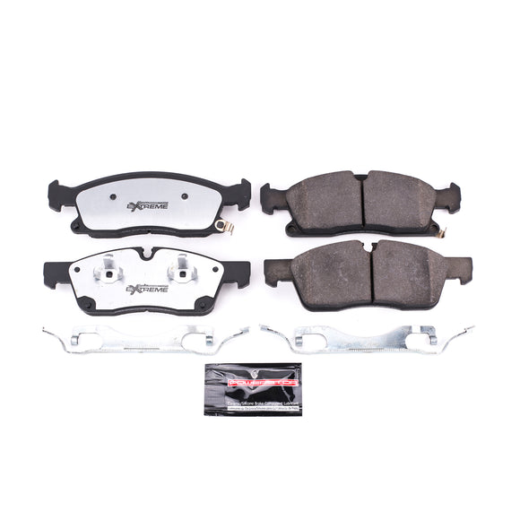 PowerStop Z36 Truck And Tow Carbon-Fiber Ceramic Brake Pads With Hardware