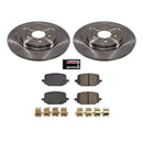 PowerStop OE Stock Replacement Low-Dust Ceramic Brake Pad and Rotor Kit