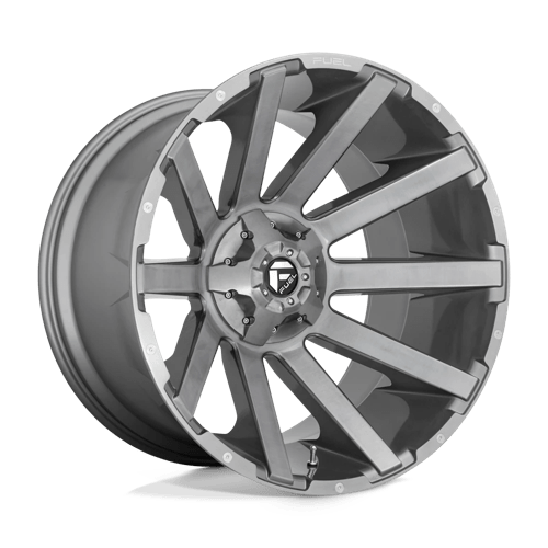 20x10 Fuel Off-Road D714 Contra Platinum Brushed Gunmetal 6x135 ET-19 Wheel