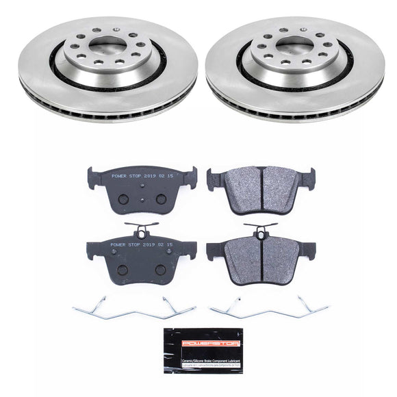 PowerStop Track Day Spec High-Performance Brake Pad and Rotor Kit