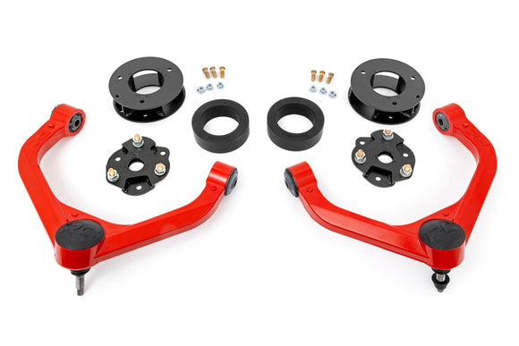 Rough Country 3" Lift Kit Red For Jeep Wagoneer 4WD 22-25