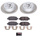 PowerStop Semi-Coated Rotor and Low-Dust Ceramic Brake Pad Kit