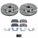 PowerStop OE Stock Replacement Low-Dust Ceramic Brake Pad and Rotor Kit