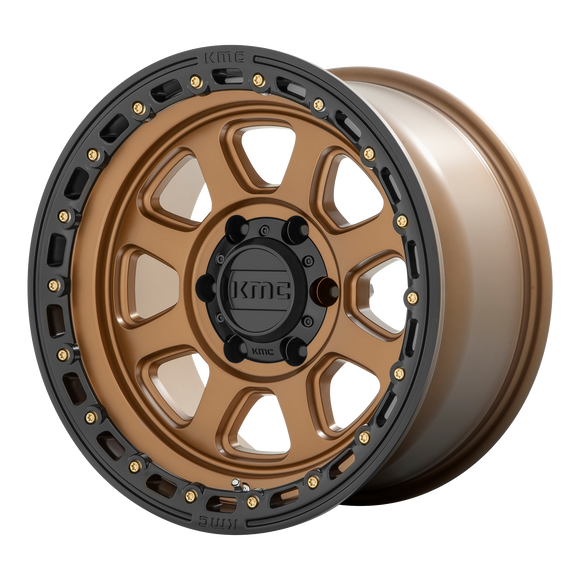 20X9 KMC KM548 CHASE Matte Bronze With Black Lip 5X127 ET0 wheel/rim