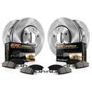 PowerStop OE Stock Replacement Low-Dust Ceramic Brake Pad and Rotor Kit