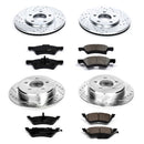 PowerStop Z23 Daily Driver Carbon-Fiber Ceramic Brake Pad and Drilled & Slotted