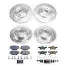 PowerStop Z23 Daily Driver Carbon-Fiber Ceramic Brake Pad and Drilled & Slotted