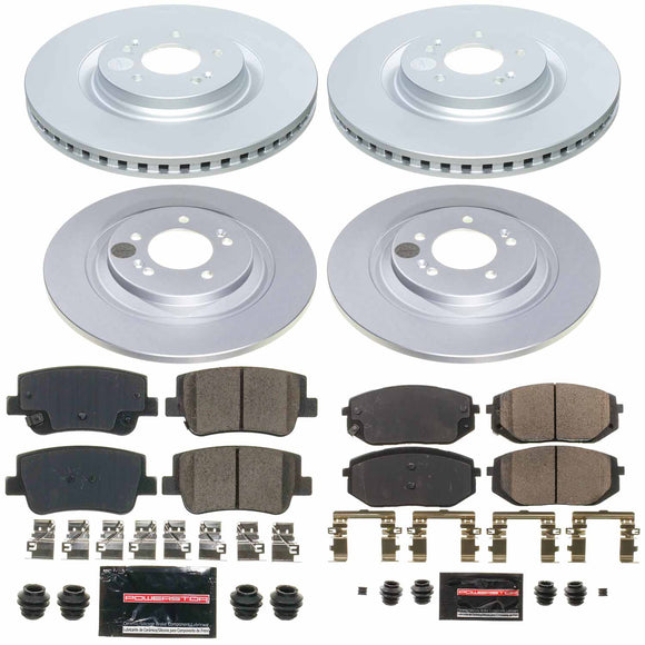 PowerStop Z23 Daily Driver Premium Carbon-Fiber Ceramic Brake Pad and Fully Coat