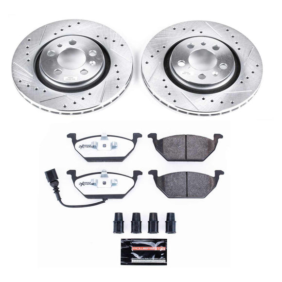 PowerStop Z26 Street Performance Ceramic Brake Pad and Drilled & Slotted Rotor K
