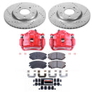 PowerStop Z23 Daily Driver Carbon-Fiber Ceramic Pads Drilled & Slotted Rotor & C