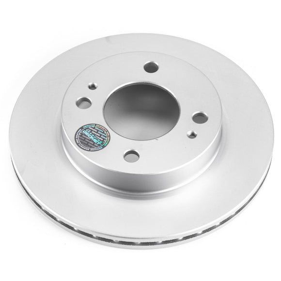 PowerStop Evolution Genuine Geomet Coated Rotors Front For Mitsubishi Mirage