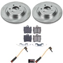 PowerStop OE Stock Replacement Low-Dust Ceramic Brake Pad and Rotor Kit