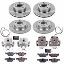 PowerStop OE Stock Replacement Low-Dust Ceramic Brake Pad, Rotor and Caliper Kit