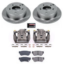 PowerStop OE Stock Replacement Low-Dust Ceramic Brake Pad, Rotor and Caliper Kit