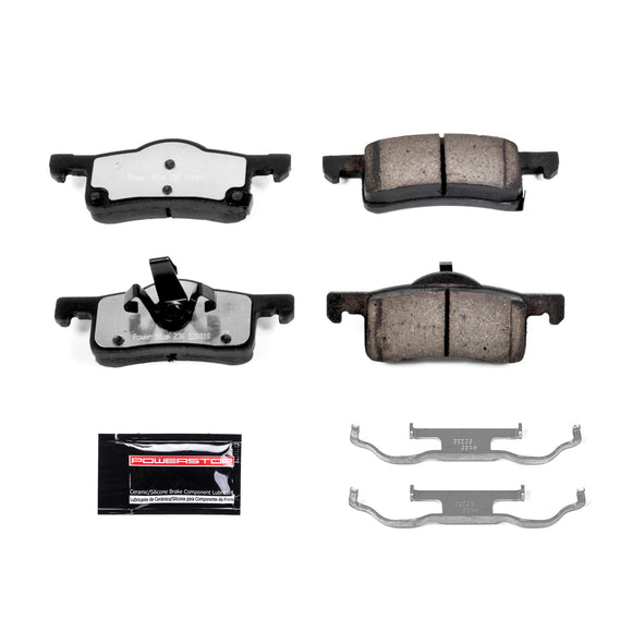 PowerStop Z36 Truck And Tow Carbon-Fiber Ceramic Brake Pads With Hardware