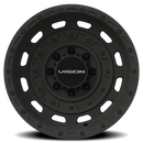 17x10 Vision 403 Tactical Satin Black Wheel 8x165.1 ET-25 CB125.2