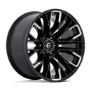 20x10 Fuel Off-Road D849 Rebar Black 6x139.7 ET-18 CB106.1 Wheel Rim
