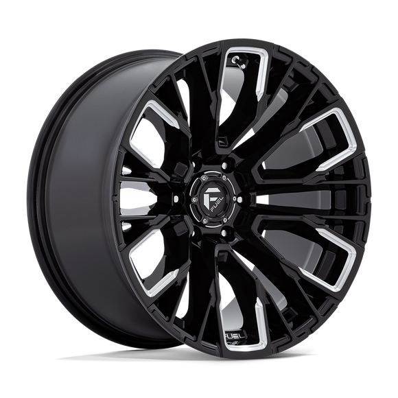 20x10 Fuel Off-Road D849 Rebar Black 6x139.7 ET-18 CB106.1 Wheel Rim