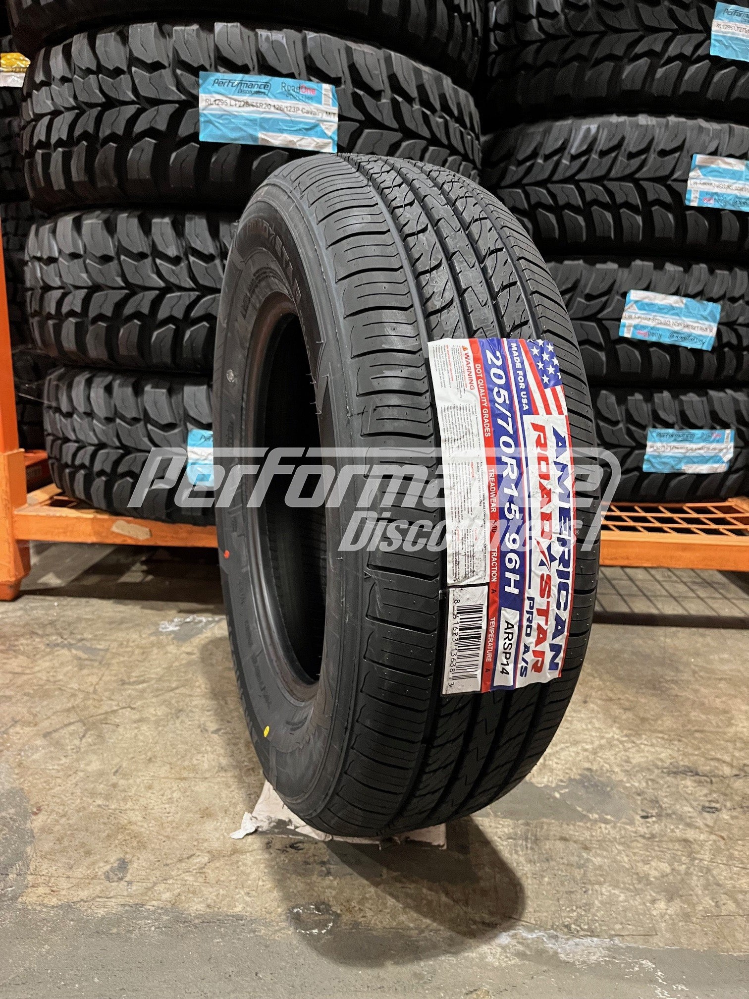 American Roadstar Pro A/S Tire(s) 205/70R15 96H SL BSW 205 70 15 2057015