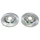 PowerStop Evolution Drilled Slotted Rotors Pair Front For Chevrolet Cruze