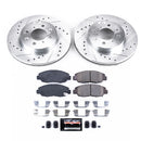 PowerStop Z23 Daily Driver Carbon-Fiber Ceramic Brake Pad and Drilled & Slotted
