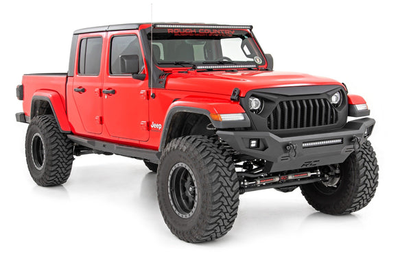 Rough Country Front Bumper Skid Plate For Jeep Gladiator Wrangler 18-23