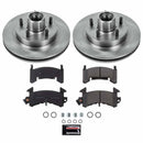 PowerStop OE Stock Replacement Low-Dust Ceramic Brake Pad and Rotor Kit